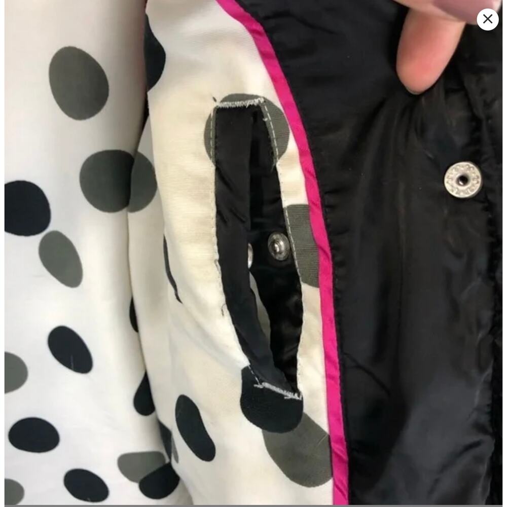 Exquisite Kate Spade Puffer DOWN Jacket Scart Coat Collar $599 Black Size Large - Picture 8 of 16